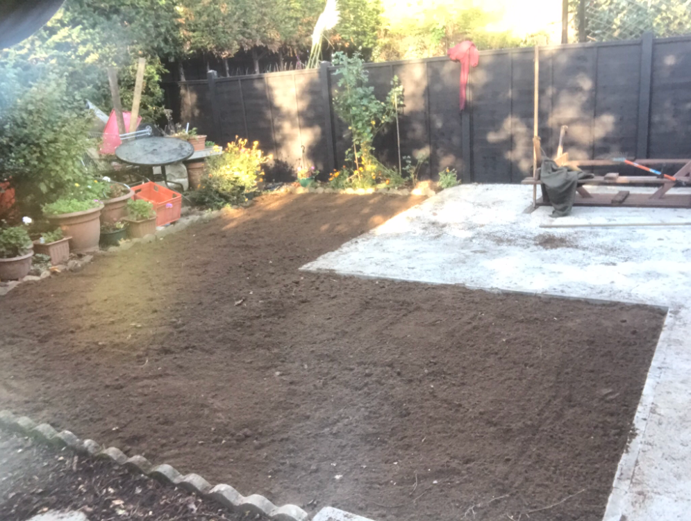 Ground Preparation for new Turf lawn Installation